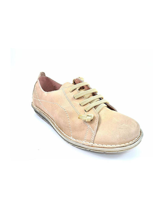 Pegabo Damen Anatomisch Sneakers Beige