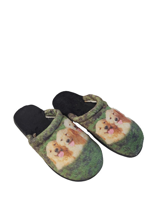 GaFashion Kids Slippers Green Kebss