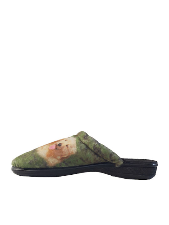 Kids Slippers Green Kebss