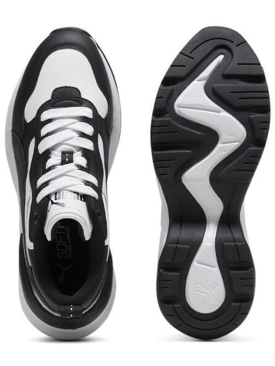 Cilia Wedge Chunky Sneakers White
