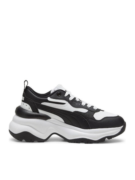 Cilia Wedge Chunky Sneakers White