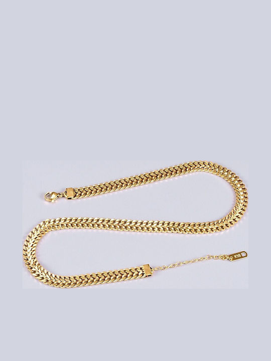 Callajewels Kette Nacken aus Stahl Vergoldet