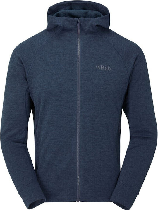 Cardigan Fleece pentru Bărbați Deep Ink