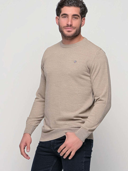 NYT Men's Sweater Beige.