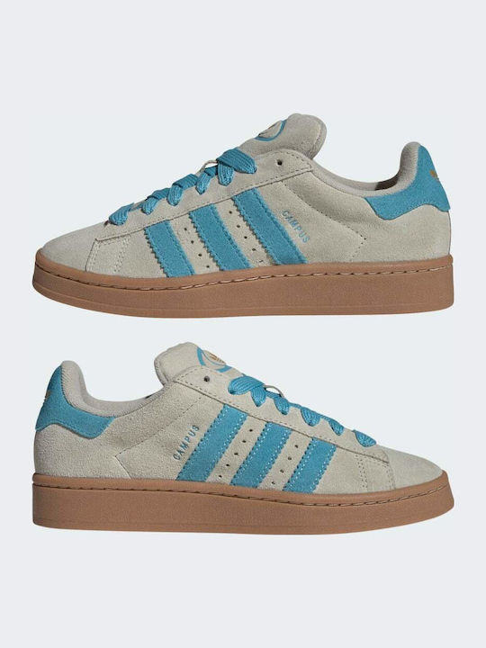 Campus 00s Дамски Маратонки Putty Grey / Preloved Blue / Gold Metallic