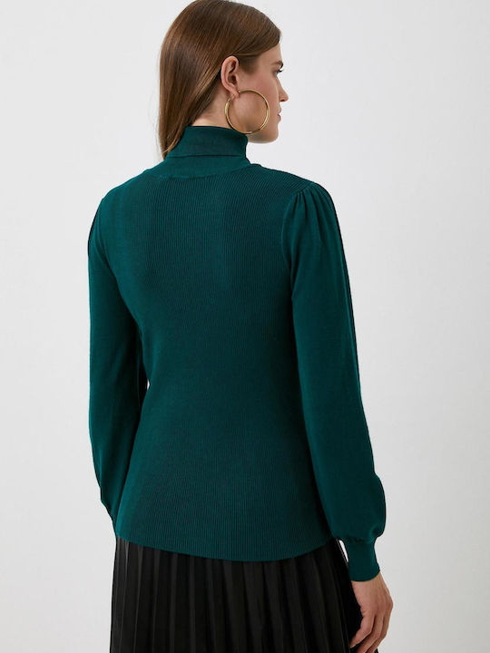 Naf Naf Women's Long Sleeve Sweater Green