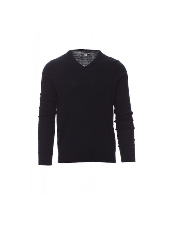 Payper Men's Long Sleeve Sweater with V-Neck Navy