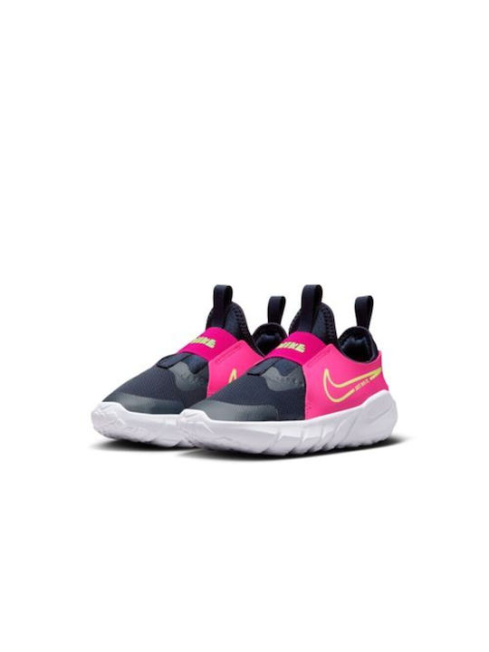 Nike Παιδικά Sneakers Flex Runner 2 Ps με Σκρατς Μαύρα