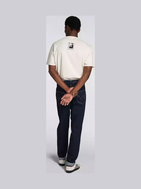 Ανδρικό Παντελόνι Τζιν με Loose Tapered Εφαρμογή Blue