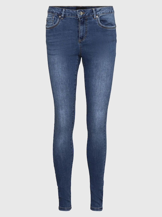 Γυναικείο Jean Παντελόνι σε Slim Εφαρμογή Medium Blue Denim