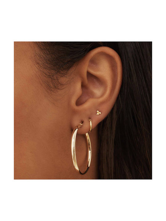 Isabel Bernard Earrings Hoops made of Gold 14K