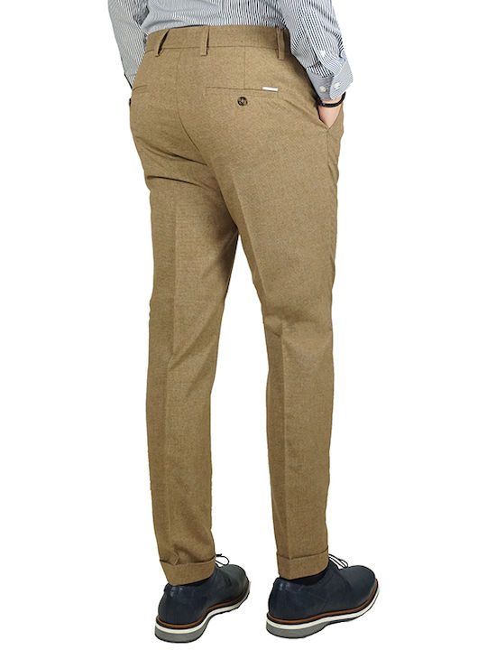 Vittorio Artist Men's Trousers Chino Tabac Brown