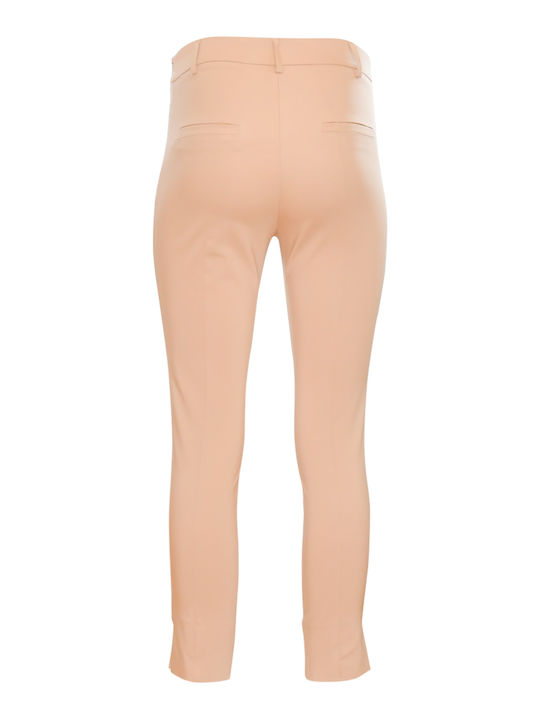 Damen Stoff Hose Beige