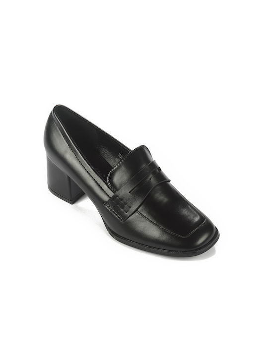 Fshoes Ascunse Pantofi cu toc Negre