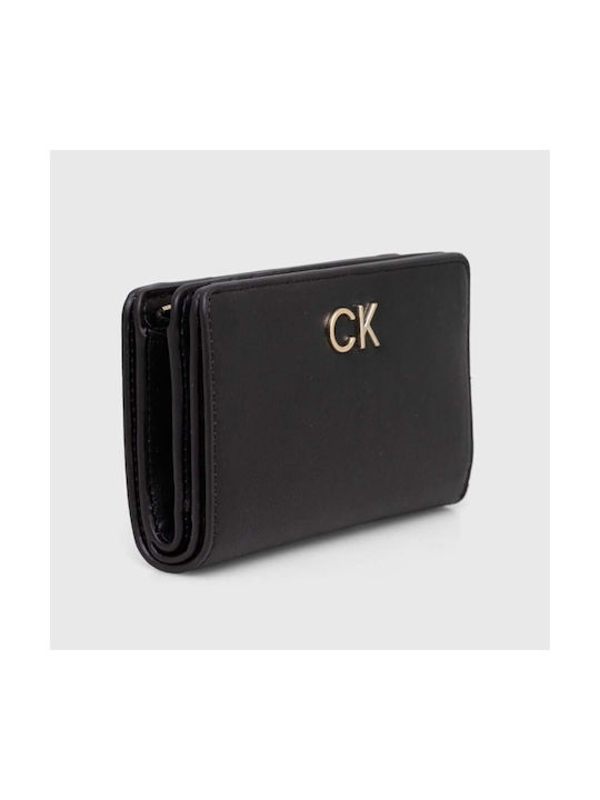 Calvin Klein Re-lock Mici Portofel pentru femei Clasici cu RFID Negru