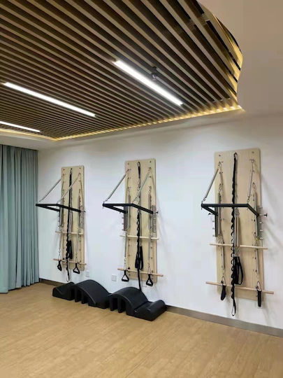 Luxury Fitness Pilates Spring Board με Push Through Bar Πολυόργανο Γυμναστικής