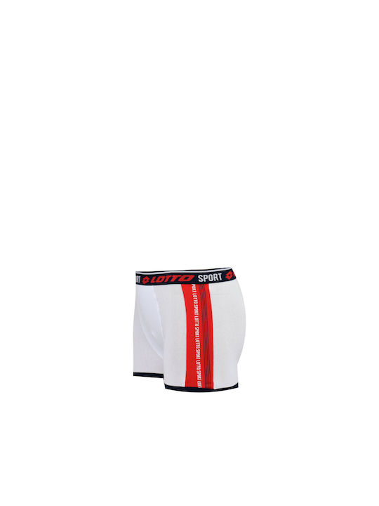 Lotto Kinder-Boxershorts Weiß