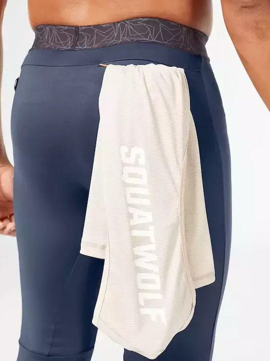 Squatwolf Colan sport pentru bărbați Lung Albastru