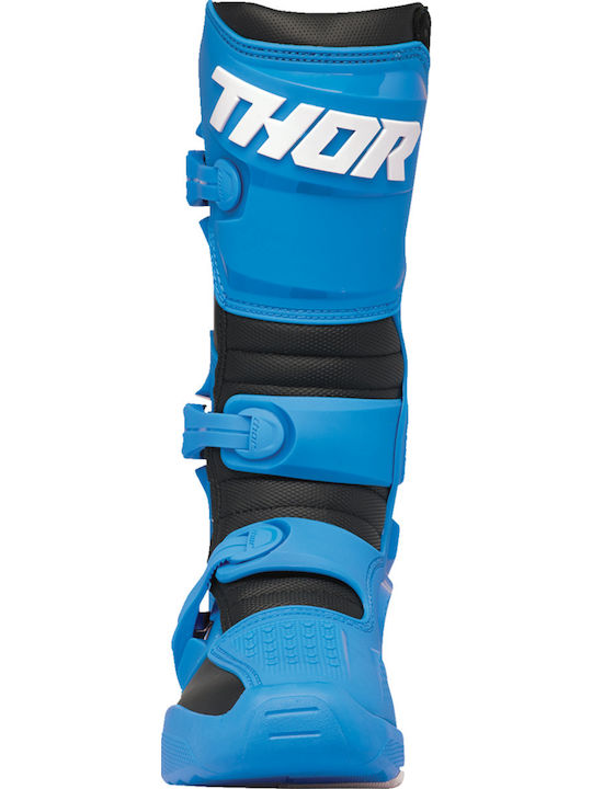 Thor MX Blitz XR Ανδρικές Μπότες Motocross Δερμάτινες Blue/Black
