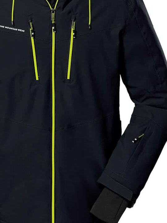 Killtec Ksw 38698-200 Männer Jacke aus für Ski & Snowboard Schwarz