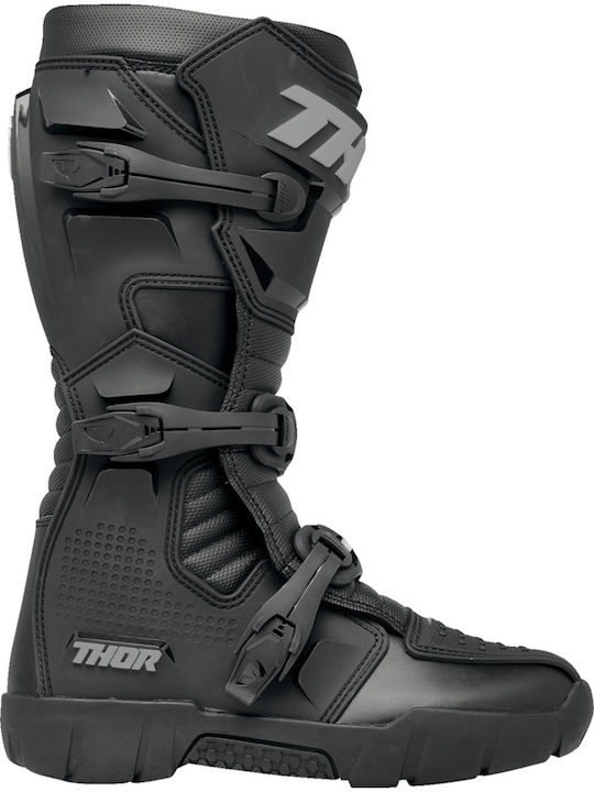 Thor MX Blitz XR Ανδρικές Μπότες Motocross Δερμάτινες Black/Grey