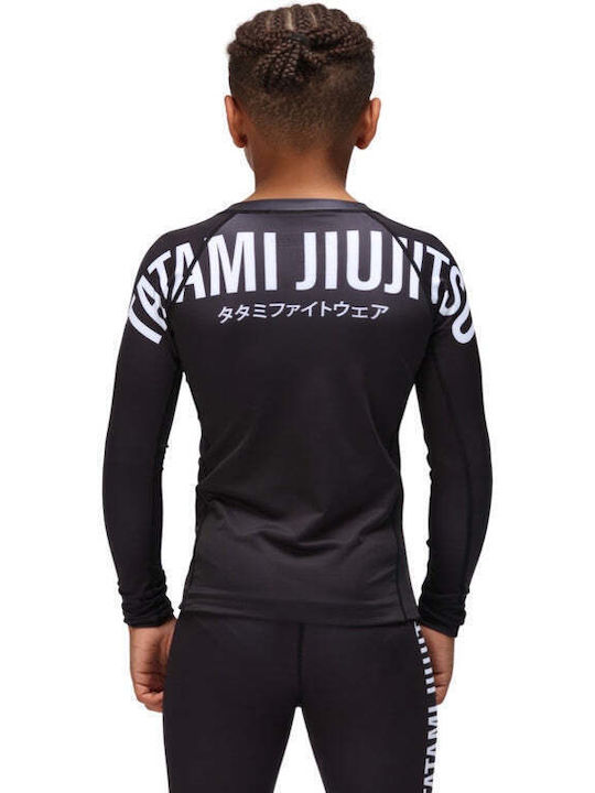 Tatami Fightwear Детска Тениска 22-KRG-012 за Джиу-джицу Черен