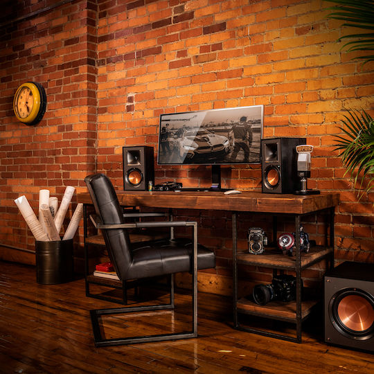 Klipsch R-51PM Αυτοενισχυόμενα Ηχεία με Bluetooth 120W (Ζεύγος) Μαύρα