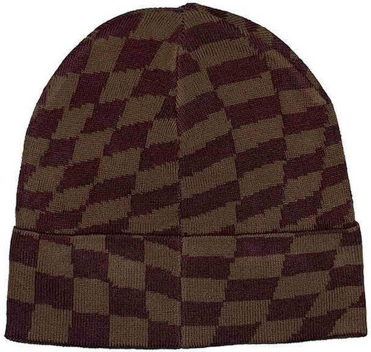 High Life Beanie Унисекс Плетена Шапка В Кафяв Цвят