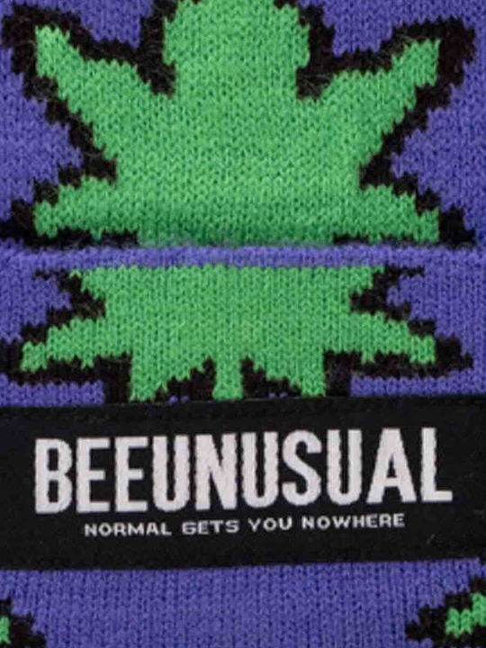 Chill Bitch Beanie Unisex Σκούφος Πλεκτός σε Μωβ χρώμα
