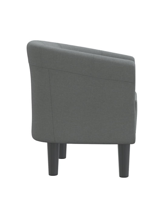 Barrel Armchair Dark Grey 70x56x68cm