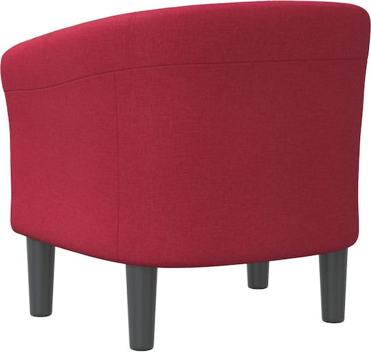 Barrel Sessel Bordeaux 70x56x68cm