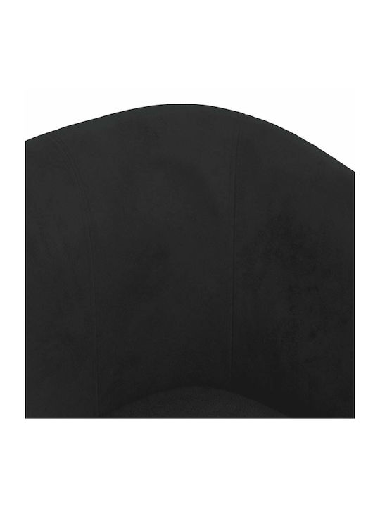 Barrel Armchair Black 70x56x68cm