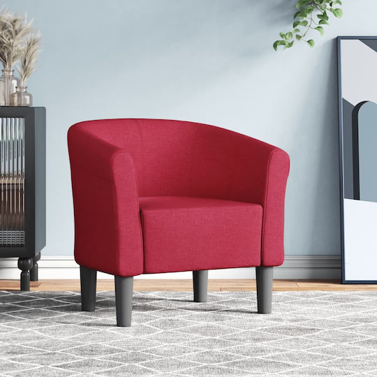 Barrel Sessel Bordeaux 70x56x68cm