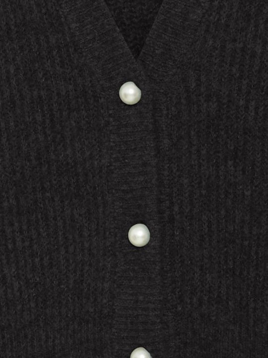 ICHI Women's Knitted Cardigan Black