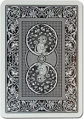 Dal Negro Playing Cards Plastic for Poker Black