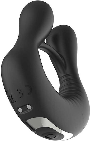 Dream Toys Ramrod Δονούμενο Δαχτυλίδι Πέους Μαύρο