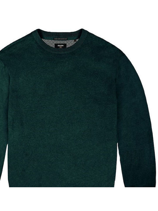 Double Men's Long Sleeve Sweater Green