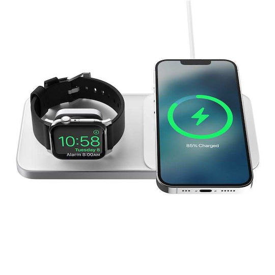 Nomad Magsafe Charger 15W Silver (Base ONE Max)
