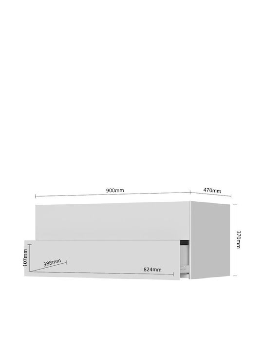 TV-Ständer Spike Mini Beige M90xP47xH37cm
