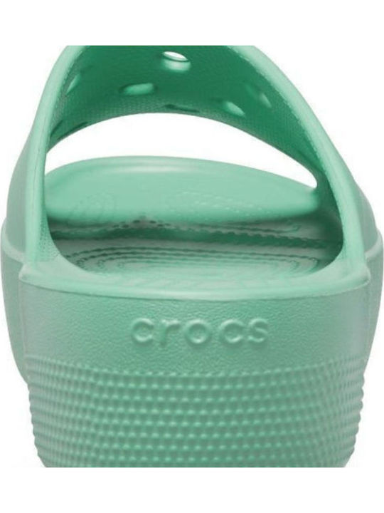 Classic Women's Platform Slides Green