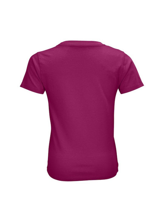 P-Line Kids Blouse Short Sleeve Fuchsia