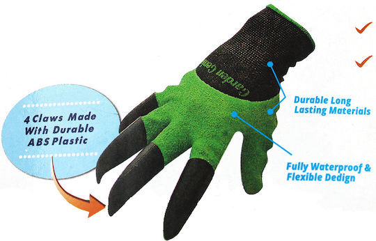 Waterproof Gloves for Work Garden 1pcs