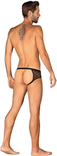 Obsessive Severio Ανδρικό Εσώρουχο Jockstrap Μαύρο