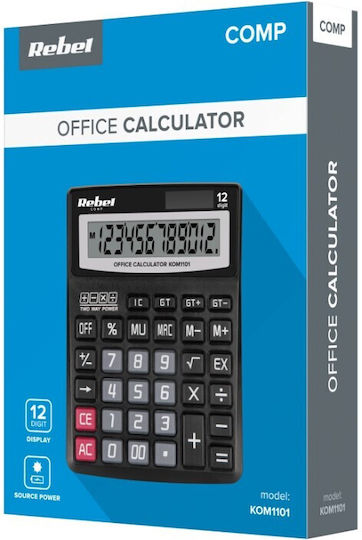 Rebel Calculator în Culoarea Negru 1buc
