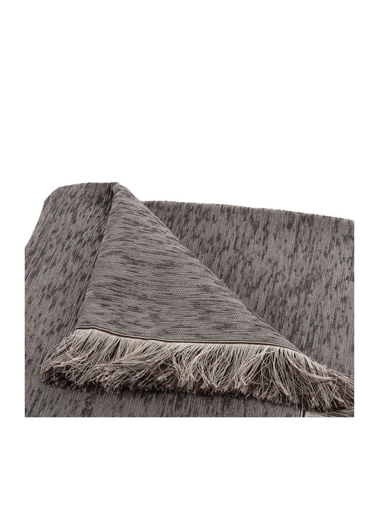 HomeMarkt Dreamtopia Ριχτάρι Τριθέσιου Καναπέ Chenille 170x295εκ. Γκρί