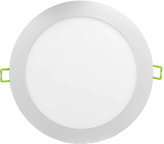 Vivalux Rund Vertieft LED Panel 18W mit Kaltweiß Licht 6000K