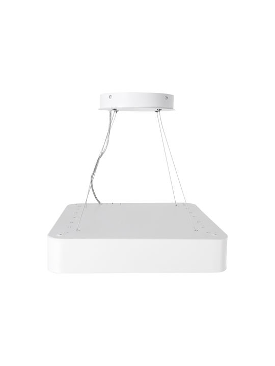 GloboStar Pătrat În aer liber Panou LED Putere 67W cu Alb Cald Lumini 40x40cm.