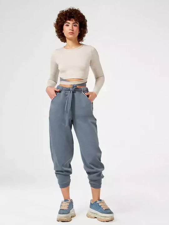 Women's Blouse Long Sleeve Gray