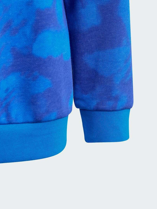 Детски суитчър Син Print Crew Sweatshirt