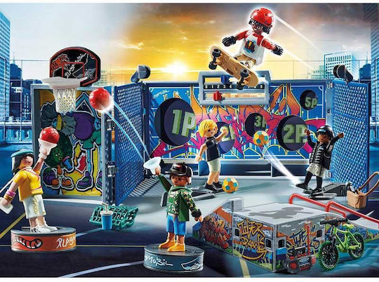 Playmobil Спорт и екшън Street Sports Park за 4-10 години